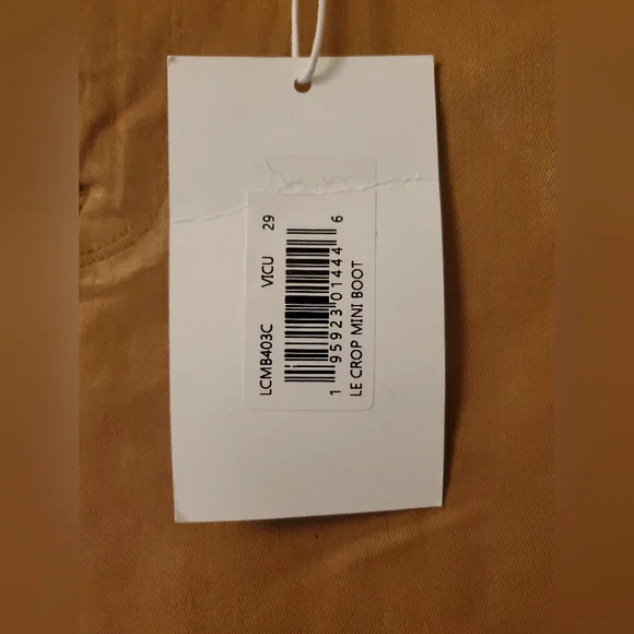 Frame Le Crop Mini Boot Cut Vicuña Tan Pant Sz 29 - Picture 2 of 10